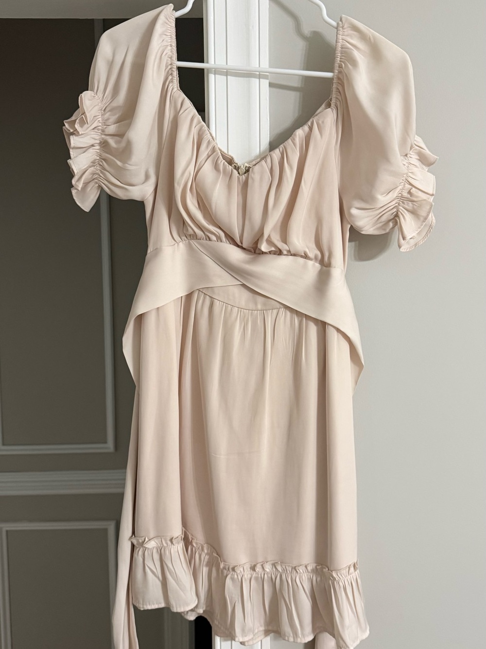 The Vintage Shop Blush Pink Mini Dress